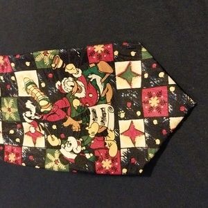 Mickey Unlimited Christmas Holiday Tie Carolers Donald Duck Goofy Disney